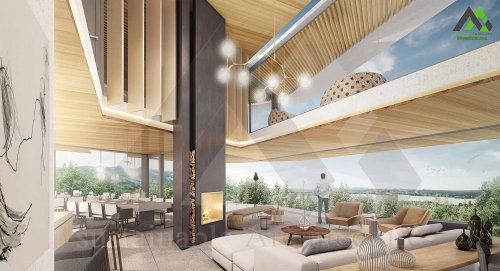 طراحی خانه ویلایی دو طبقه لوکس